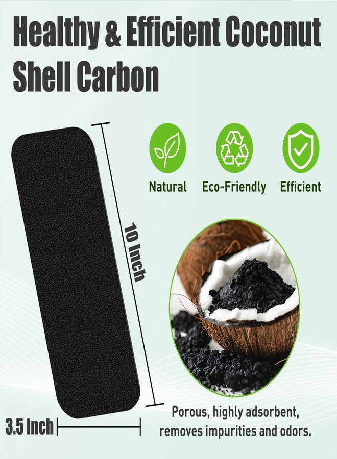 LLWAN Ceiling Fan Filters, Activated Coconut Shell Carbon Ceiling Fan Filter for Blades, Easy-Stick Universal Air Filters for drawing room Bedroom Kitchen Office Air Fresh（10PCS） - Image 2